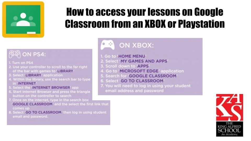 Google classroom on xbox deals